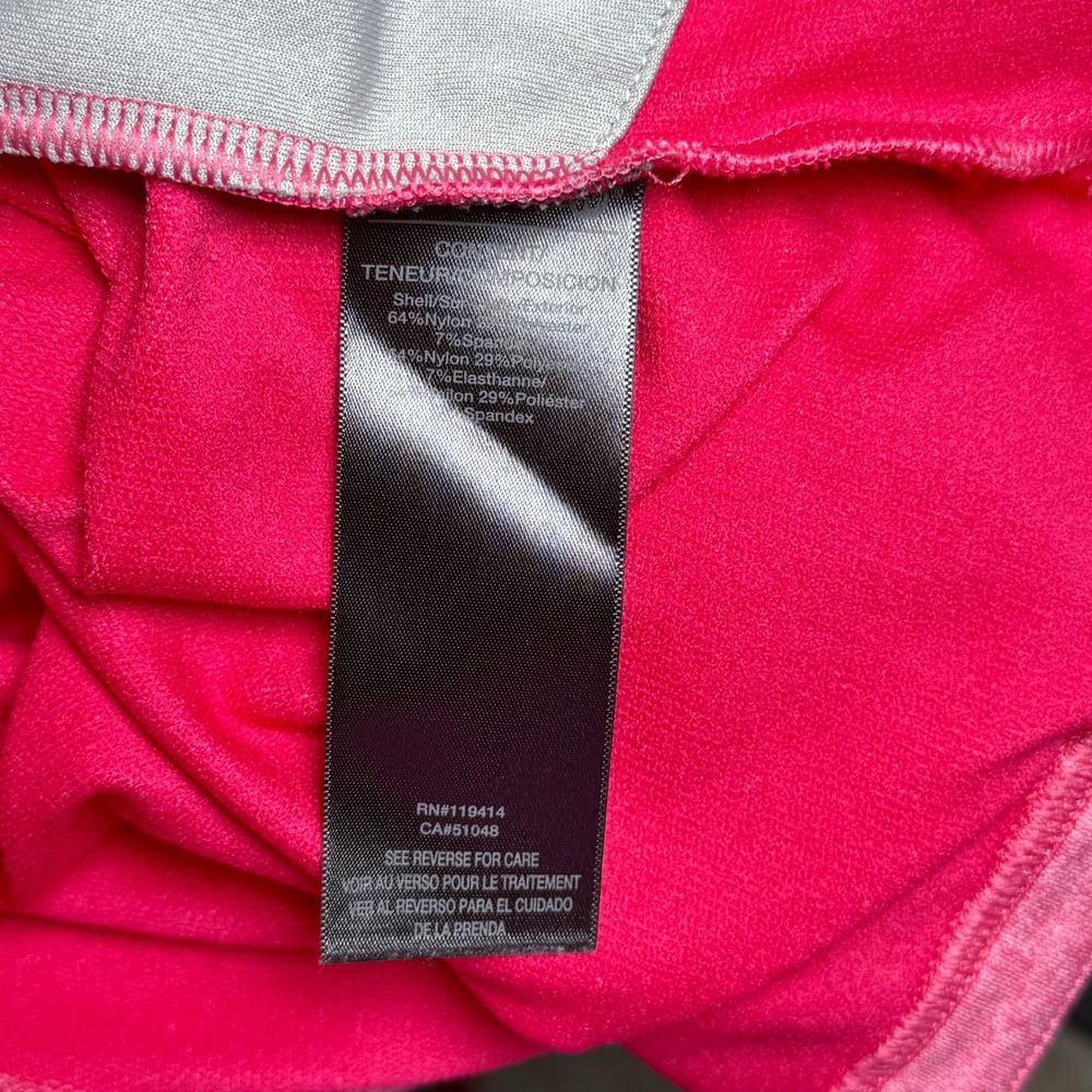 Merrell Women Pink Heathered Short Sleeve Swallowtail Hoodie Pullover Pockets Lg - Picture 14 of 15